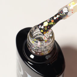 Гель лак для ногтей, MILK GLITTER, 3-х фазный, 8мл, LED/UV, цвет прозрачный (04) - Queen fair фото 7