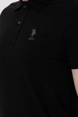 Erkek Slim Fit Polo Yaka Siyah Basic Ti__rt Sepette S_rpriz _ndirim - U.s. polo assn фото 7