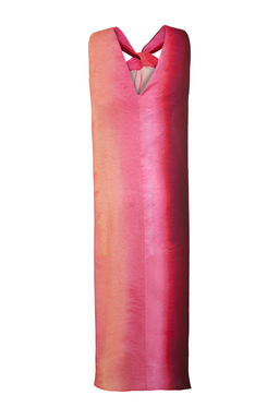 TRENDYOLMILLA Pembe Duz Kesim Yaka Detayl? Maxi Dokuma Elbise TWOSS24EL00387 фото 16