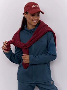 T3415-14 Толстовка женская флисовая на молнии