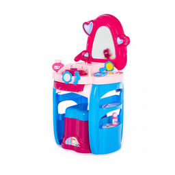 Игрушка "Набор "Салон красоты "Диана" №3" 48х44х84см, со стулом 28,5х26х26см, пластик, в пакете (Беларусь)