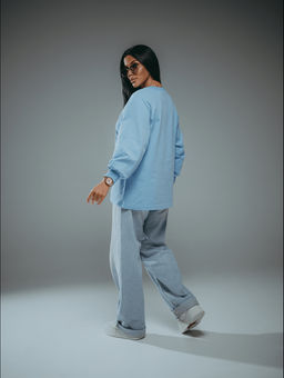 Символ свитшот женский (голубой)