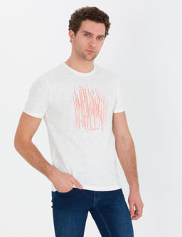 Белая облегающая футболка