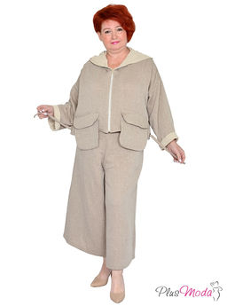 Юбка-брюки Модель №1551 размеры 44-84 - Plusmoda фото 4