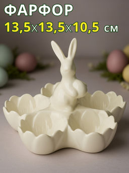 ПОДСТАВКА ДЛЯ ЯИЦ 13.5*13.5*10.5 СМ