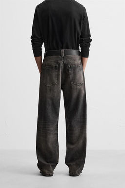 BAGGY JEANS WITH SEAM DETAIL - Zara фото 3