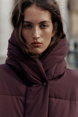 SHORT WATER-REPELLENT WINDPROOF HOODED ANORAK - Zara фото 4