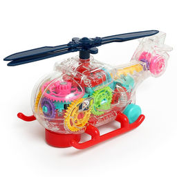 Вертолет Шестерёнки, свет и звук, работает от батареек - Simaland фото 4
