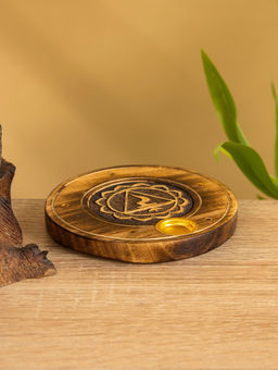 Подставка под благовония «Чакра», 10 см, дерево