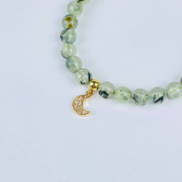 Браслет из Пренита с подвеской - Радуга самоцветов фото 4