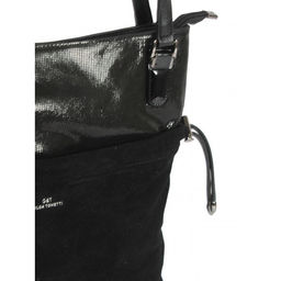 Сумка женская иск/кожа+нат/замша GT-MAQ 63109GY, 1отд+карм/пер, черный SALE 202555 - Adelia фото 5