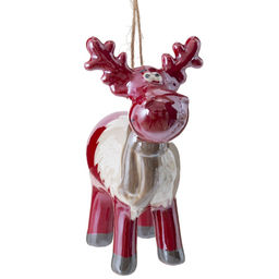Украшение новогоднее "Олень", L7 W4,5 H8,5 см, 3в.