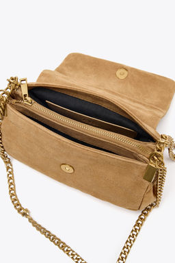 SPLIT SUEDE SHOULDER BAG - Zara фото 5