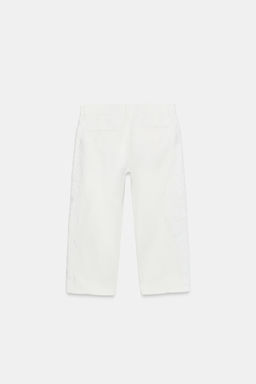 JEANS ZW COLLECTION CAPRI TIRO MEDIO BORDADOS / Crudo - Zara фото 9