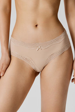 Infinity / Трусы боксер жен.в наборе из 3 шт Verne черный с бежевым - Infinity Lingerie фото 2