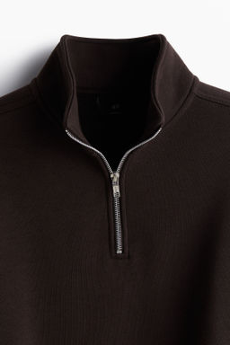Sudadera con media cremallera Loose Fit - H&m фото 12