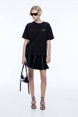 Camiseta boxy con estampado - H&m фото 2