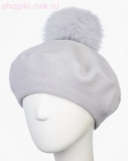 Берет фетр флис Помпон 115 Берет женский флис (58-59) - Tonak фото 8