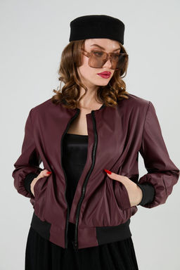 Бомбер NIKVA н435-1 бордо