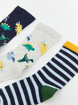 Desenli Erkek ?ocuk Soket ?orap 5li