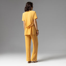 Брючный костюм с разрезами На шаг впереди моды (яркий) - Charutti фото 5