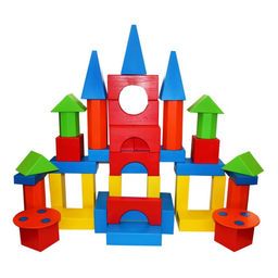 Конструктор деревянный «Поликарпова», 68 деталей