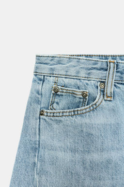 JEANS ZW COLLECTION ANKLE RELAXED TIRO MEDIO / Azul claro - Zara фото 9