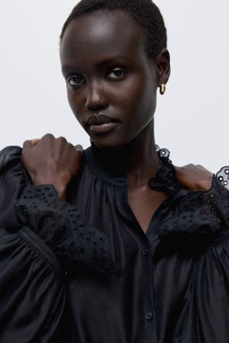 Blusa con bordado ingl?s - H&m фото 4