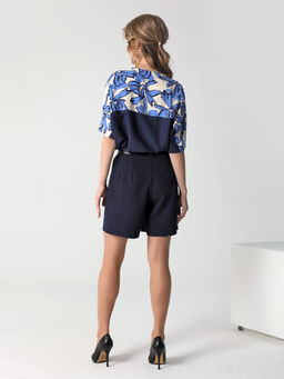 25249 Шорты т.синий