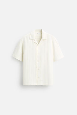 STRIPED JACQUARD SHIRT - Zara фото 6