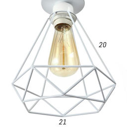 Люстра потолочная BayerLux «Адри», 1×60 Вт, E27, белый, 16×16×18 см