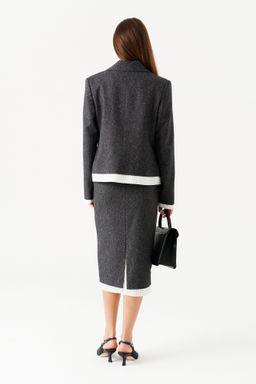 комплект женский 2-х предметный (жакет+юбка) - Elletto фото 4