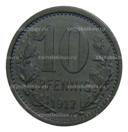 10 пфеннигов 1917 года Германия  Нотгельд Изерлон