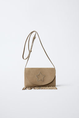 LEATHER FRINGED BAG