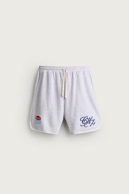 BERMUDA JOGGER BORDADO PARCHES / Gris vigor? - Zara фото 8