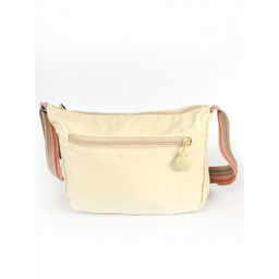 Сумка женская текстиль BoBo-6815, 1отд, плечевой ремень, молочный 261603  фото 2