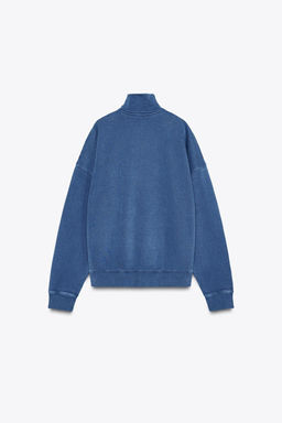 FADED SLOGAN SWEATSHIRT - Zara фото 6