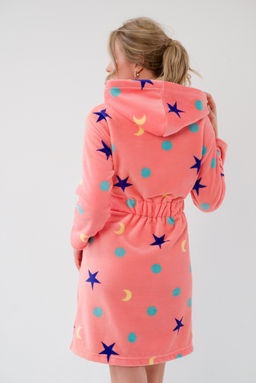 Халат женский из ультрасофта Нежность коралл - Амадэль фото 13