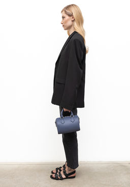 Сумка Модель №1513 | кожзам | зернистая | синий | Р831-42 | 33034 - L-craft фото 7