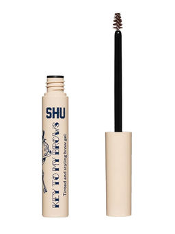 ЦВЕТНОЙ ГЕЛЬ ДЛЯ СТАЙЛИНГА БРОВЕЙ KEY TO MY BROWS МАРКИ SHU №214 коричневый  фото 2