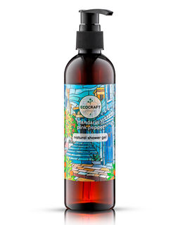 Натуральный гель для душа "Mandarin and pink pepper" Мандарин и розовый перец