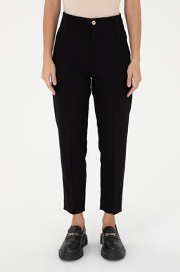 Женские черные брюки из плотной ткани Неожиданная скидка в корзине - U.s. polo assn фото 2