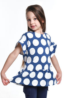 Футболка для девочки UD 4315 горох - Mini maxi фото 3