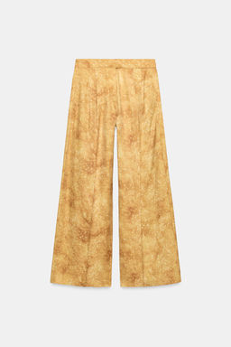 PANTAL?N ESTAMPADO ZW COLLECTION / Ocre