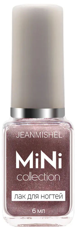 JEANMISHEL Лак д/н МИНИ 6мл set №195 Серо-сиреневый перлам.(*24)