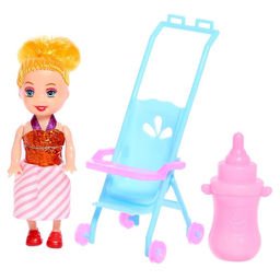 Кукла малышка Ева с аксессуарами, МИКС - Simaland фото 8