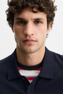 KNIT COTTON - SILK POLO SHIRT - Zara фото 30