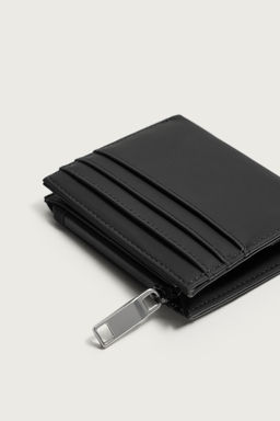 CARTERA MONEDERO ENGOMADO / Negro - Zara фото 3