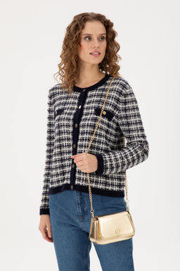 Женская желтая блестящая вечерняя сумка