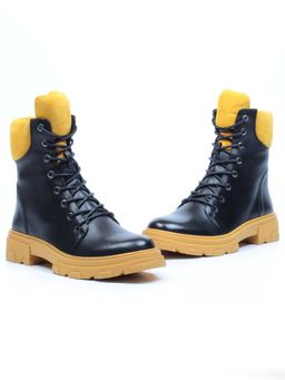 01-B2014B-500A-2 BLACK Ботинки демисезонные женские (натуральная кожа, натуральная замша, байка) - Фабричный китай фото 13